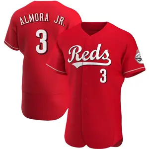 Albert Almora Jr. Cincinnati Reds Authentic Alternate Jersey - Red