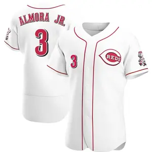 Albert Almora Jr. Cincinnati Reds Authentic Home Jersey - White