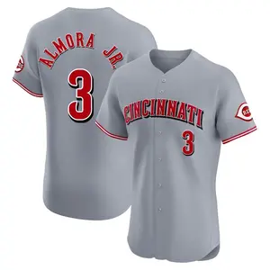 Albert Almora Jr. Cincinnati Reds Elite Road Jersey - Gray