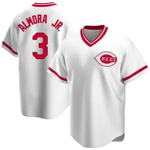 Albert Almora Jr. Cincinnati Reds Replica Home Cooperstown Collection Jersey - White