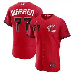 Art Warren Cincinnati Reds Authentic 2026 City Connect Stadium Jersey - Red