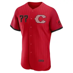 Art Warren Cincinnati Reds Authentic 2026 City Connect Stadium Jersey - Red