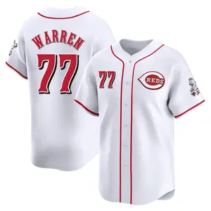 Art Warren Cincinnati Reds Youth Limited Home Jersey - White