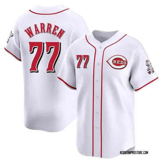 Art Warren Cincinnati Reds Youth Limited Home Jersey - White