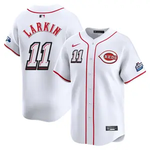 Barry Larkin Cincinnati Reds Limited 2025 Speedway Classic Alternate Jersey - White