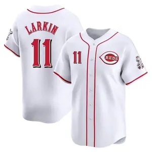 Barry Larkin Cincinnati Reds Limited Home Jersey - White