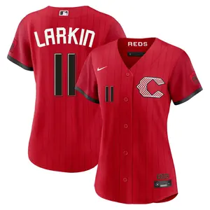 Barry Larkin Cincinnati Reds Women's Limited 2026 City Connect Stadium Jersey - Red