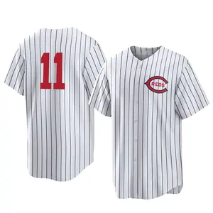 Barry Larkin Cincinnati Reds Youth Replica 2022 Field Of Dreams Jersey - White