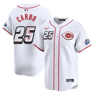 Bernie Carbo Cincinnati Reds Limited 2025 Speedway Classic Alternate Jersey - White