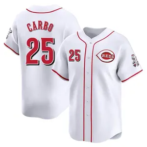 Bernie Carbo Cincinnati Reds Youth Limited Home Jersey - White