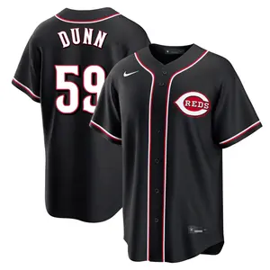 Blake Dunn Cincinnati Reds Replica Fashion Out Jersey - Black