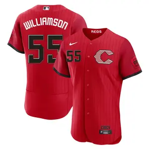 Brandon Williamson Cincinnati Reds Authentic 2026 City Connect Stadium Jersey - Red