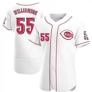 Brandon Williamson Cincinnati Reds Authentic Home Jersey - White