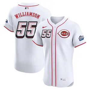 Brandon Williamson Cincinnati Reds Elite 2025 Speedway Classic Alternate Jersey - White