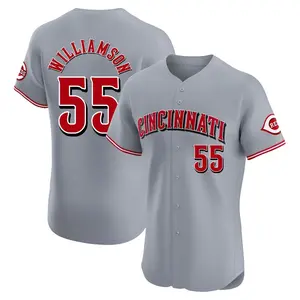 Brandon Williamson Cincinnati Reds Elite Road Jersey - Gray