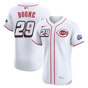 Bret Boone Cincinnati Reds Elite 2025 Speedway Classic Alternate Jersey - White