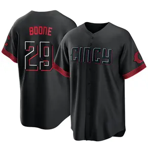 Bret Boone Cincinnati Reds Replica 2023 City Connect Jersey - Black