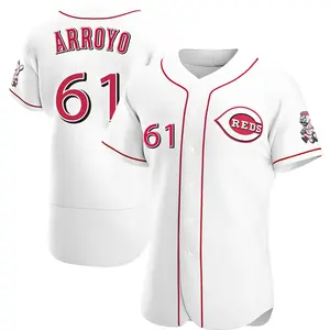 Bronson Arroyo Cincinnati Reds Authentic Home Jersey - White