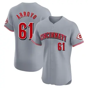 Bronson Arroyo Cincinnati Reds Elite Road Jersey - Gray