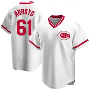 Bronson Arroyo Cincinnati Reds Replica Home Cooperstown Collection Jersey - White