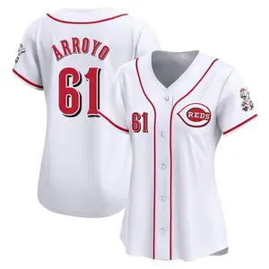 Bronson Arroyo Cincinnati Reds Women's Limited Home Jersey - White