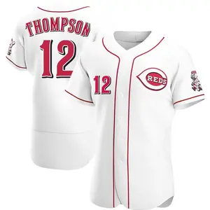 Bubba Thompson Cincinnati Reds Authentic Home Jersey - White