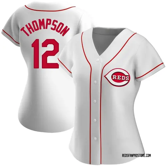 Bubba Thompson Cincinnati Reds Women's Replica Home Jersey - White