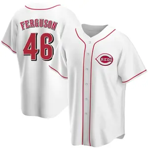 Caleb Ferguson Cincinnati Reds Youth Replica Home Jersey - White