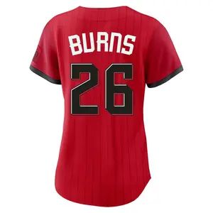 Chase Burns Cincinnati Reds Women's Limited 2026 City Connect Stadium Jersey - Red