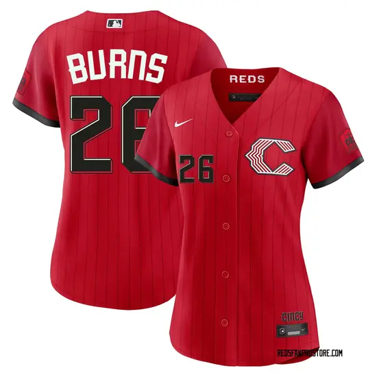 Chase Burns Cincinnati Reds Women's Limited 2026 City Connect Stadium Jersey - Red