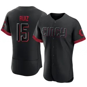 Chico Ruiz Cincinnati Reds Authentic 2023 City Connect Jersey - Black
