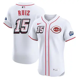 Chico Ruiz Cincinnati Reds Elite 2025 Speedway Classic Alternate Jersey - White