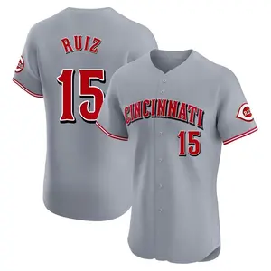 Chico Ruiz Cincinnati Reds Elite Road Jersey - Gray