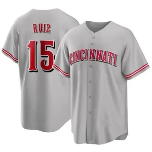 Chico Ruiz Cincinnati Reds Replica Road Jersey - Gray