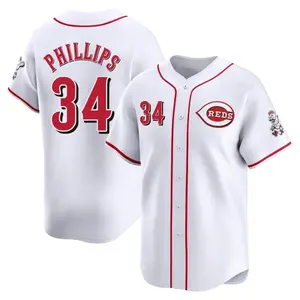 Connor Phillips Cincinnati Reds Limited Home Jersey - White