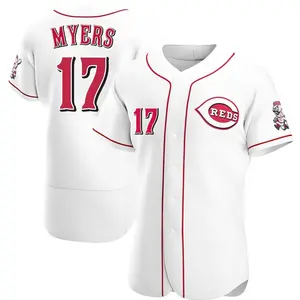 Dane Myers Cincinnati Reds Authentic Home Jersey - White