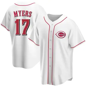Dane Myers Cincinnati Reds Replica Home Jersey - White