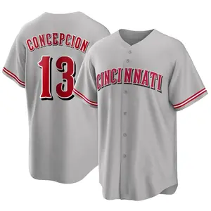 Dave Concepcion Cincinnati Reds Replica Road Jersey - Gray
