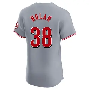 Gary Nolan Cincinnati Reds Elite Road Jersey - Gray
