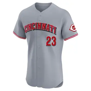Hal Morris Cincinnati Reds Elite Road Jersey - Gray