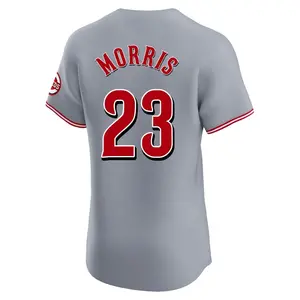 Hal Morris Cincinnati Reds Elite Road Jersey - Gray