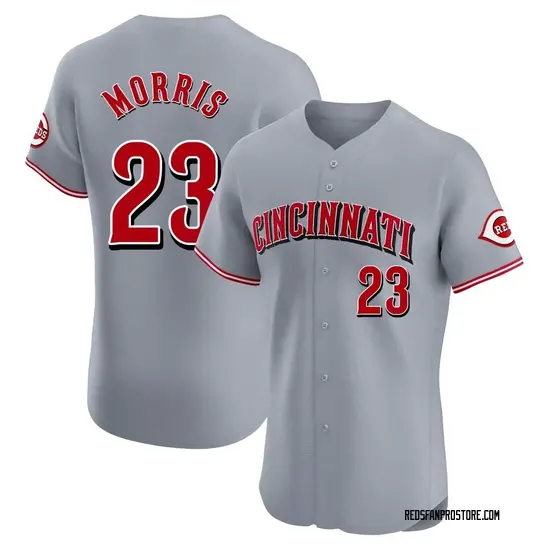 Hal Morris Cincinnati Reds Elite Road Jersey - Gray