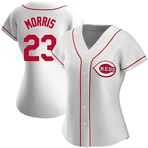 Hal Morris Cincinnati Reds Women's Authentic Home Jersey - White