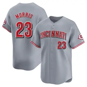 Hal Morris Cincinnati Reds Youth Limited Away Jersey - Gray