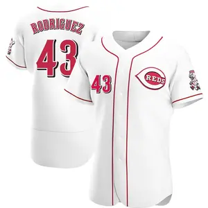 Hector Rodriguez Cincinnati Reds Authentic Home Jersey - White