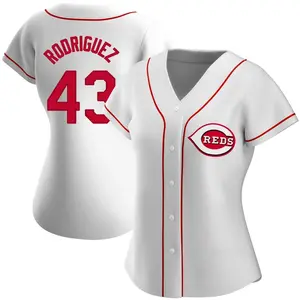 Hector Rodriguez Cincinnati Reds Women's Replica Home Jersey - White