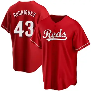 Hector Rodriguez Cincinnati Reds Youth Replica Alternate Jersey - Red