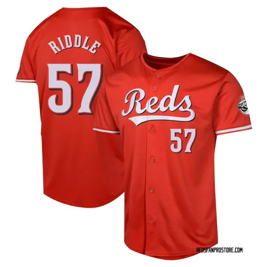 JT Riddle Cincinnati Reds Limited Alternate Jersey - Red