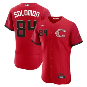 Jared Solomon Cincinnati Reds Authentic 2026 City Connect Stadium Jersey - Red
