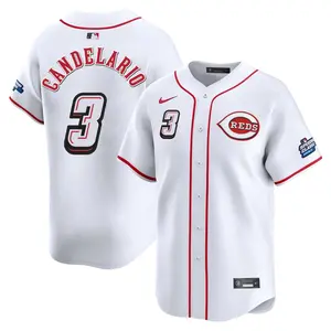 Jeimer Candelario Cincinnati Reds Limited 2025 Speedway Classic Alternate Jersey - White